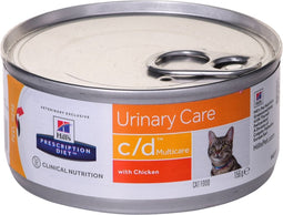 Hill'S - prescription diet feline c / d minced - 1 stuk