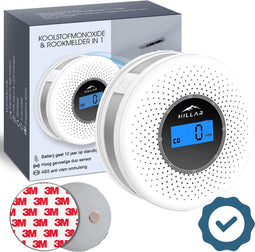 hillar koofstofmonoxide en rookmelder in 1