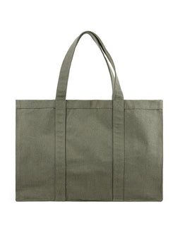 Hilo AWARE™ recycled canvas maxi draagtas