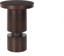 Himba-bijzettafel/kruk-mangohout-bruin