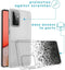 iMoshion Hoesje Geschikt voor Samsung Galaxy A72 Hoesje Siliconen - iMoshion Design hoesje - Zwart / Transparant / Splatter Black