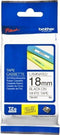 Brother TZe-241 - Labelling Tape Cassette - 18 mm gelamineerd zwart op wit (8 m)