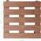 vidaXL - Plantentrolleys - 2 - st - 30x30x7,5 - cm - HKC - bruin