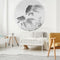 WallArt Behangcirkel Two Goldfish 142,5 cm