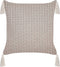 HAKONE - Set van 2 kussens - Taupe - 42 x 42 cm - Polyester
