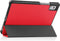 Lunso - Geschikt voor Lenovo Tab M9 (9 inch) - Tri-Fold Bookcase hoes - Rood