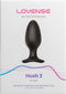 Lovense Hush 2 - Vibrerende Buttplug - Zwart - 4.45cm