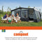 Campout Steunenset – Assteun - Stabilisatieset Caravan of Aanhangwagen – Caravansteun - Voorkom wegzakken – 300 - 420 mm - Makkelijk Afstellen - Maximaal 750 kg per steun - Inclusief opbergtas - 4 stuks – Zilver