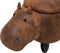 HIPPO - Hocker - Bruin - Kunstleer