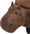 HIPPO - Hocker - Bruin - Kunstleer