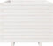 vidaXL - Plantenbak - 60x60x49,5 - cm - massief - grenenhout - wit