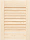 vidaXL - Kastdeuren - met - lamellen - 4 - st - 39,5x29,5 - cm - massief - grenenhout