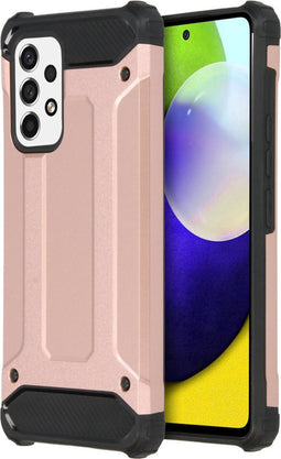 iMoshion Hoesje Geschikt voor Samsung Galaxy A53 Hoesje - iMoshion Rugged Xtreme Backcover - Rosé Goud