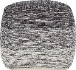 HIRRI - Poef - Grijs - 40 cm - Katoen