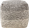 HIRRI - Poef - Grijs - 40 cm - Katoen