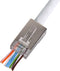 Hirschmann QCRJ45 CAT6 F Quick Connect krimp connectoren (STP) met doorsteekmontage (vast) - 10 stuks (incl. huls)