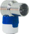 Hirschmann QFA 5 F-connector Male Wit / Blauw