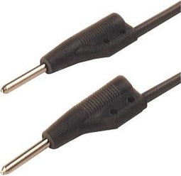 Hirschmann Spuitgegoten meetsnoer 2mm 25cm / Zwart (MVL 2/25)