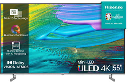 Hisense 55U6KQ Zwart (buitenlands model)