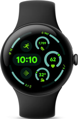 Google Pixel Watch 3 - Smartwatch - 45mm Actua-scherm - Zwart
