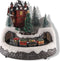 HIT - Kersttafereel met trein LED 18cm 3xAA