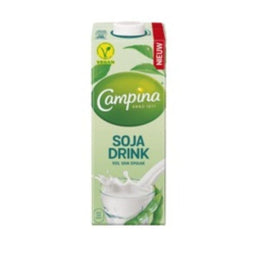 Campina - Sojadrink campina plantaardig pak 1 liter | 6 stuks