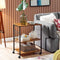 Goliving Keukentrolley - Keukenorganizer - Bruin - 60 x 40 x 89 cm