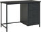 vidaXL - Bureau - industrieel - met - lades - 105x52x75 - cm - staal - antracietkleur