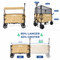 ALDORR XL Bolderkar - Opvouwbaar - 200L - Beige