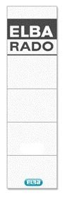 Elba - Rug insteekkaart elba rado breed 44x159mm wit 10st