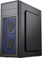 Gembird Fornax M100B - Midi Tower PC ATX - Gehard glas zijpaneel - Zwart