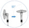 Solis Breeze 360° - Staande Ventilator - 3 Snelheidsstanden - Met Afstandsbediening