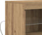 vidaXL - Sideboard - met - LED - Verlichting - Artisan - Eiken - 81x37x67 - cm