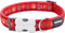 Animal Boulevard Dc-pi-re-12 - Hals- En Leibanden - Hond - Rd Halsband Paw Impressions Rood-xs 12mmx20-32cm - Maat: Xs