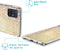 iMoshion Hoesje Geschikt voor Samsung Galaxy A51 Hoesje Siliconen - iMoshion Design hoesje - Goud / Transparant / Allover de luxe