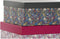 Set Van Opstapelbare Opbergboxen Dkd Home Decor Vierkant Blommor Karton
