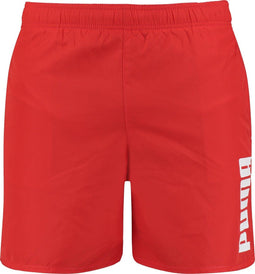 PUMA SWIM MEN MID SHORTS - Herenzwembroek - Polyester - Rood