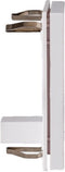 ION industries stuurafdekking drukknop 55x55 tbv universele LED tastdimmer en neventoestel - matwit RAL9003 (ISTB-MWIT)