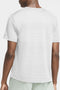 Nike Dri-FIT Miler - Sportshirt Heren - Korte mouw - White/Reflective Silv