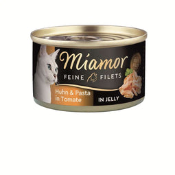 Miamor - Fijne filets blik 24x100g - Kip & Pasta
