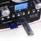 NR-620 stereo-systeem platenspeler MP3-opname zwart Houten behuizing