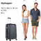 CarryOn Skyhopper Grote Reiskoffer 78cm - Koffer 85 Ltr met TSA-slot en OKOBAN - Zwart