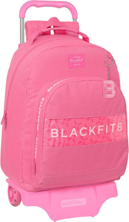 Schoolrugzak met Wielen BlackFit8 Glow up Roze (32 x 42 x 15 cm)