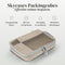 Skycases Packing Cubes - Koffer Organizer Set - 6-delige Set - Compressie Rits - Beige (6 stuks)