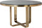 Richmond Interiors Eettafel Vendôme 140Ø incl. glas (Gold)
