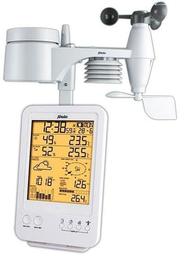 Alecto WS-4800 - Professioneel Draadloos Weerstation - Veelzijdige functies en robuuste buitensensor