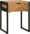 vidaXL - Nachtkastje - 40x35x50 - cm - Massief - Acaciahout