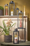 Mica Decorations Arzilla - Lantaarn - Modern design met glazen zijkanten - Zwart