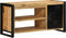 vidaXL - Schoenenbank - 100x40x50 - cm - Massief - Ruig - Mango