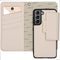 Selencia Hoesje Geschikt voor Samsung Galaxy S21 Hoesje Met Pasjeshouder - Selencia Llyr 2-in-1 Uitneembare Slang Bookcase - Wit